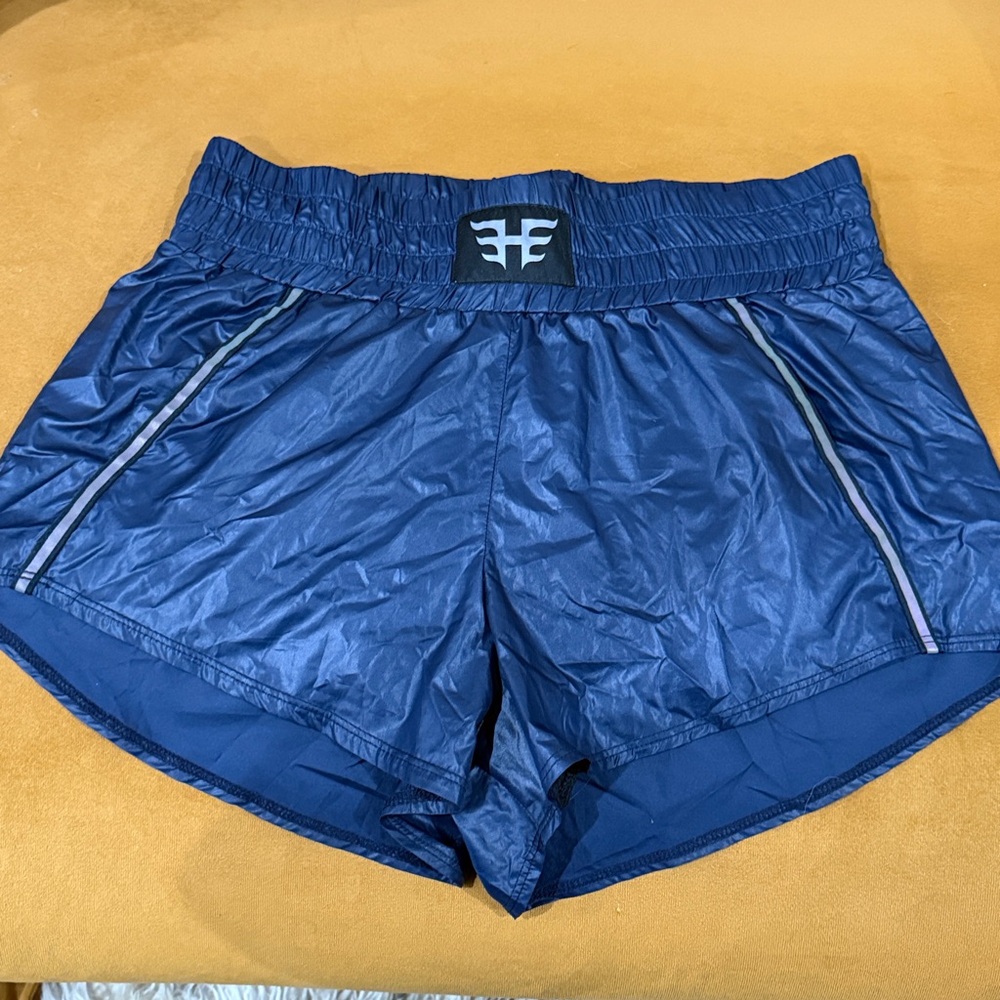 Heroine Sport High Waist Blue Shorts